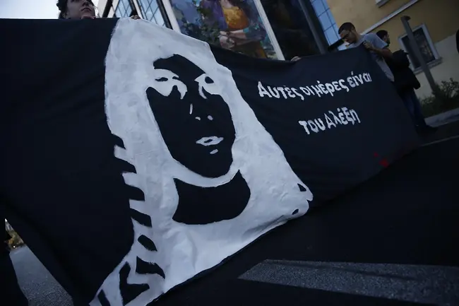 Πορεία για τη δολοφονία Γρηγορόπουλου