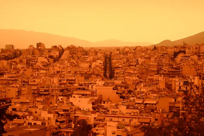 Αφρικανική σκόνη στην Αθήνα