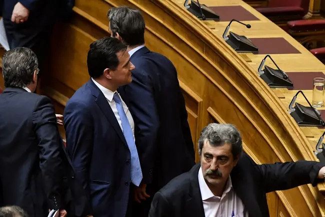 Ο Άδωνις Γεωργιάδης και ο Παύλος Πολάκης
