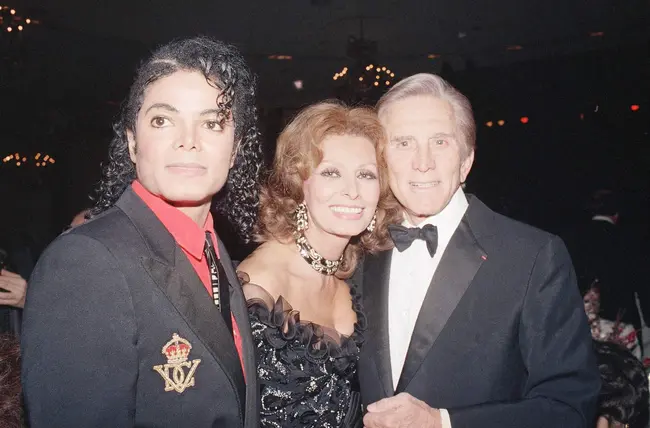 michael jackson, sofia loren.