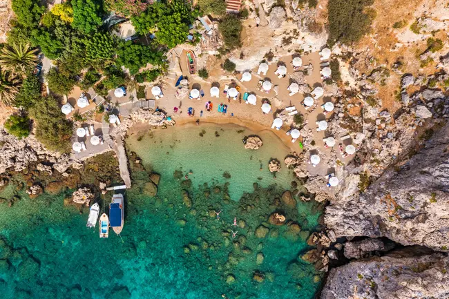 Η παραλία Άγιος Παύλος στη Ρόδο