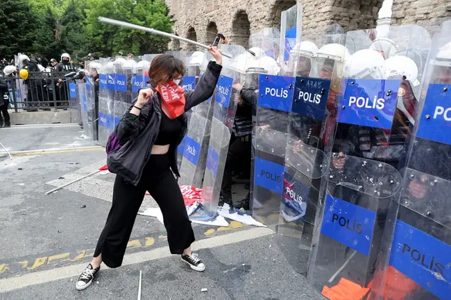 Εκτεταμένα επεισόδια στην Κωνσταντινούπολη την Πρωτομαγιά