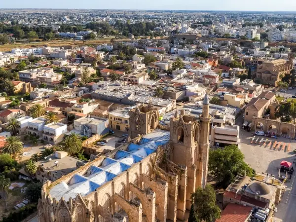 Πανοραμική άποψη της Αμμοχώστου στην Κύπρο