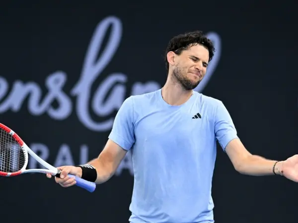 Ο Dominic Thiem στο Brisbane International 