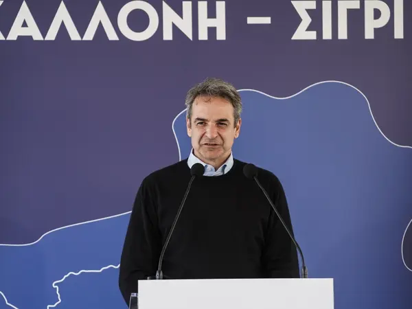 Κυριάκος Μητσοτάκης στη Λέσβο