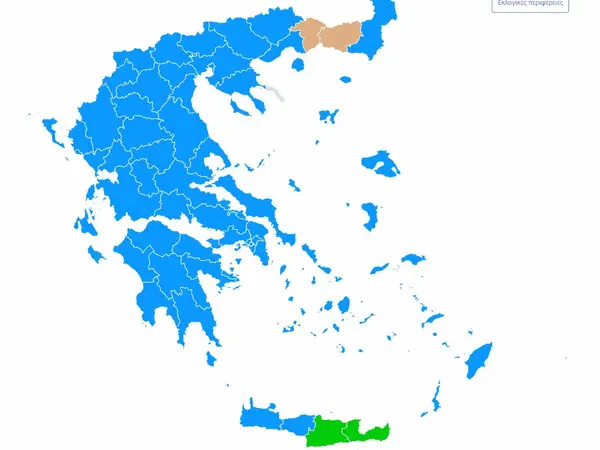 Ο χάρτης των εκλογών