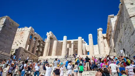 Τουρίστες στην Αθήνα