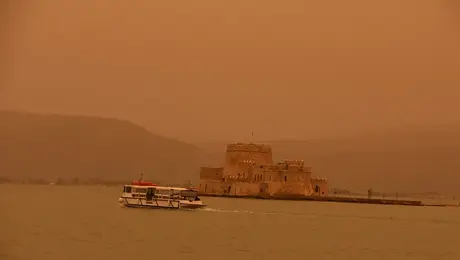 Αφρικανική σκόνη στο Ναύπλιο