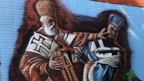 Belgrade_grafiti_-_First_Council_of_Nicaea