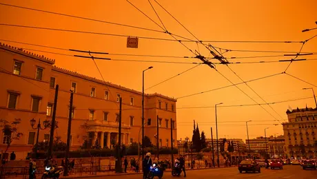 Η αφρικανική σκόνη στην Αθήνα